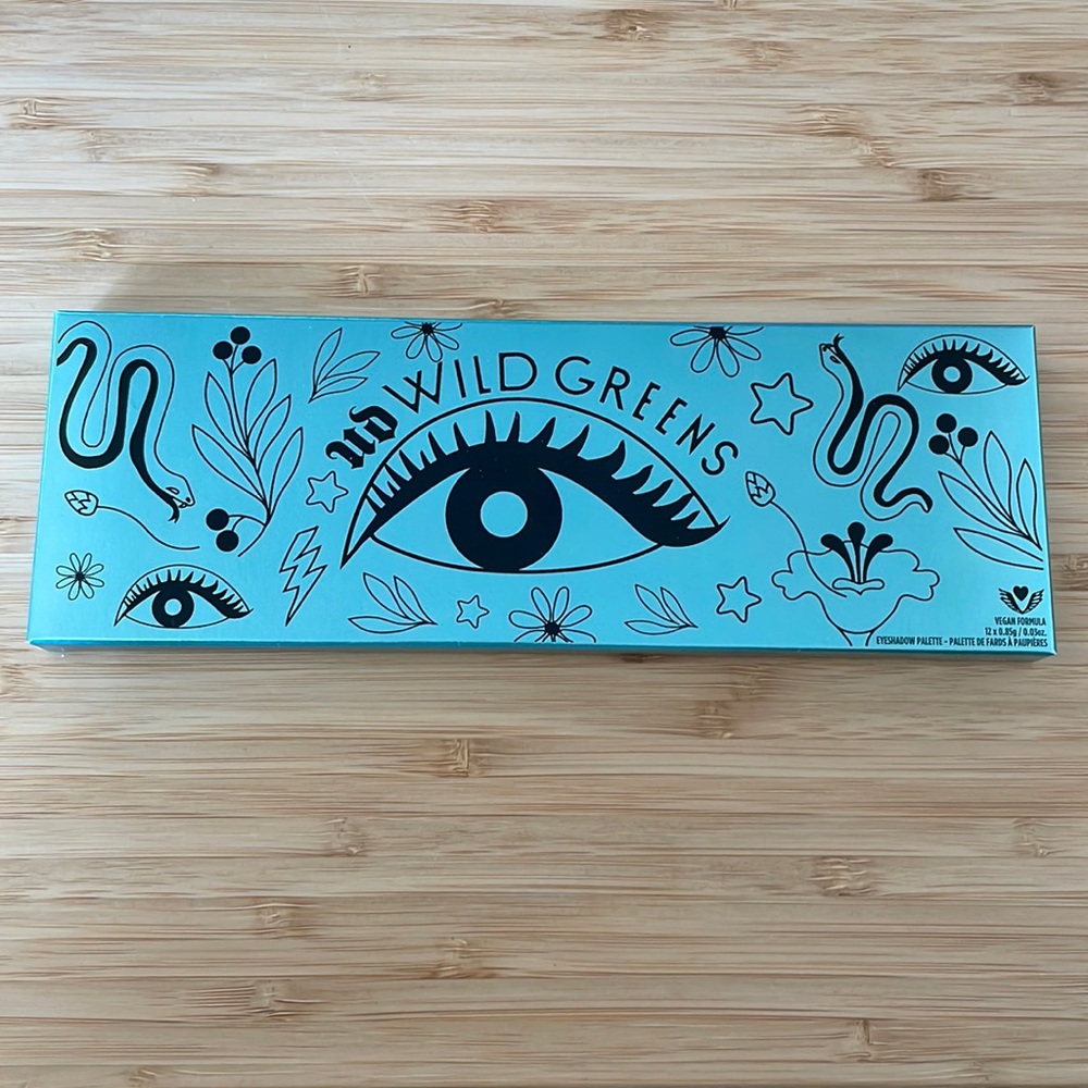 Urban Decay Wild Greens palette eyeshadows NEW